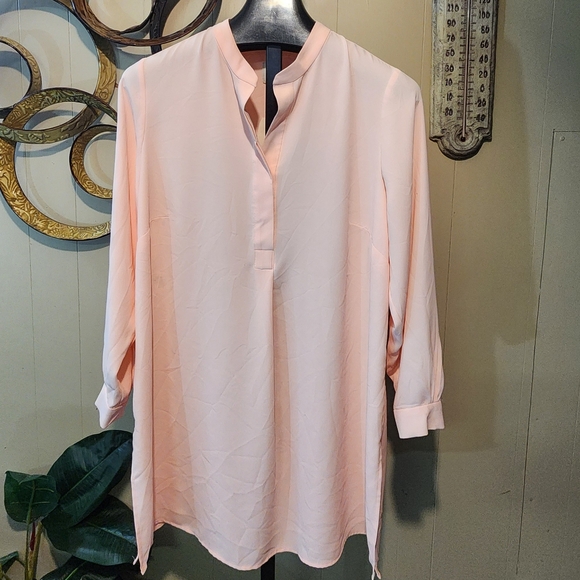 ANNE KLEIN Cherry Blossom Polyester Tunic/Dress - Picture 1 of 11